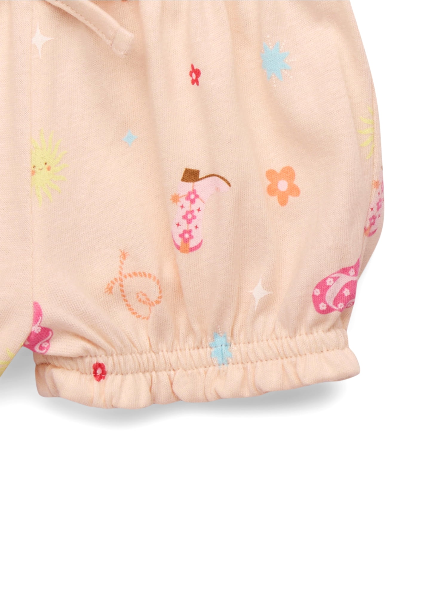 Garanimals Baby Girl Print Ruffle Bubble Shorts, Sizes 0-24 Months