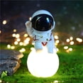 thumbnail image 1 of 3D Astronaut Moon Lamp LED Spaceman Bedside Night Light for Kids Desktop Decorat, 1 of 4
