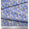 thumbnail image 3 of Soimoi Blue Cotton Voile Fabric Squirrel & Dry Tree Fabric Prints By Yard 42 Inch Wide, 3 of 3