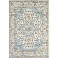 thumbnail image 1 of Lbaiet MT102B57 5 x 7 ft. Matira Collection Power Loom Machine Made Blair Blue Oriental Rectangle Rug, 1 of 5