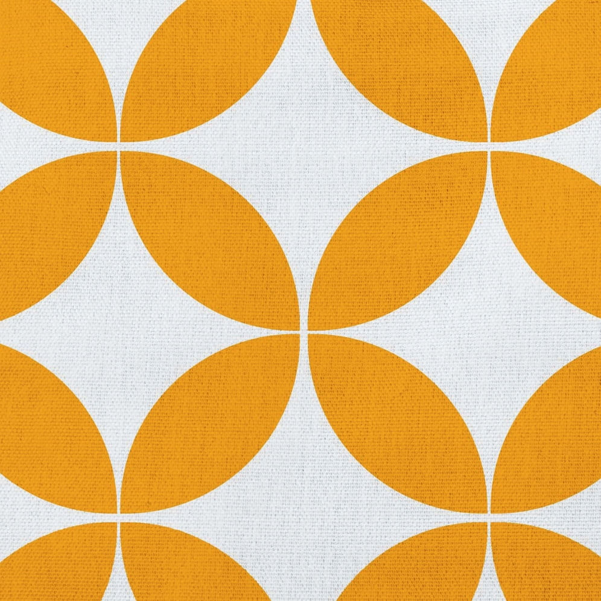 Simply Daisy 18" x 18" Scandinavian Yellow, White, Multi-color Polyester Throw Pillow