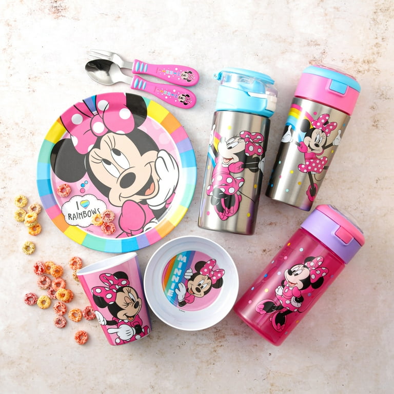 Disney Stitch Kids Cutlery Set Cartoon Cute Melamine Bowl Mug Kids Gifts  Cute Dinner Plate Party Cutlery