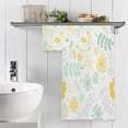 thumbnail image 5 of Leaves & Flowers Towels Highly Absorbent Cotton Towels 2 Pack, Premium Spa & Hotel Quality Quick Dry Towel Set,54" x 27", 5 of 7