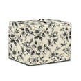 thumbnail image 7 of ZIATUBLES Flower Beige Juicer Cover Canvas Kitchen Appliance Dust Cover with Top Handle Stain Resistant Countertop Decor Accessories, Size L, 17 "W x 11 "D x 15 "H, 7 of 7