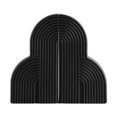 thumbnail image 1 of 2 sujetalibros decorativos, topes para libros, modernos y resistentes, para estanterías, revistas, libros de cocina y escritorios. Negro, 1 of 8