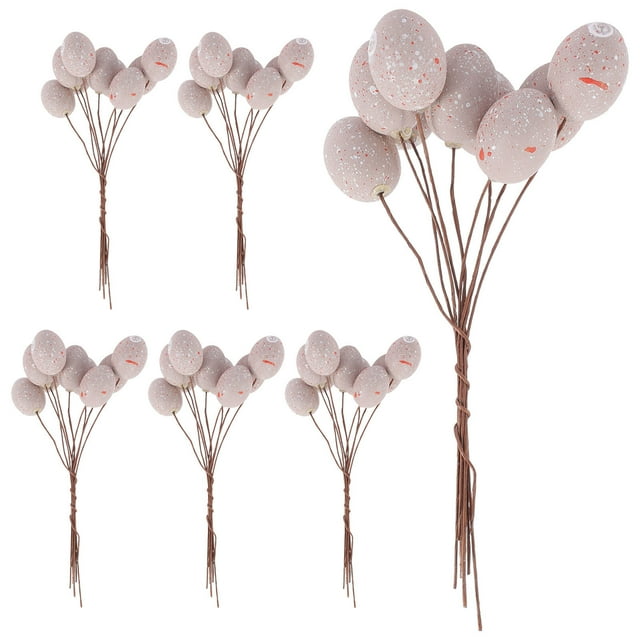 Miangastore Branches de Printemps Pâques Roses 6 Pcs 5.7x2.8in Plastique Photographie de Mariage