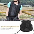 thumbnail image 3 of Chaleco De Equitación Para Niños, Cómodo Chaleco Protector De Seguridad Para Entrenamiento De Equitación Para Niños, Niñas Y Niños, 3 of 7