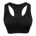 thumbnail image 2 of Sports Bra for Women Longline Padded Bra Yoga Crop Tank Tops Fitness Workout Running Top Mesh breathable Bra,Black,M, 2 of 5