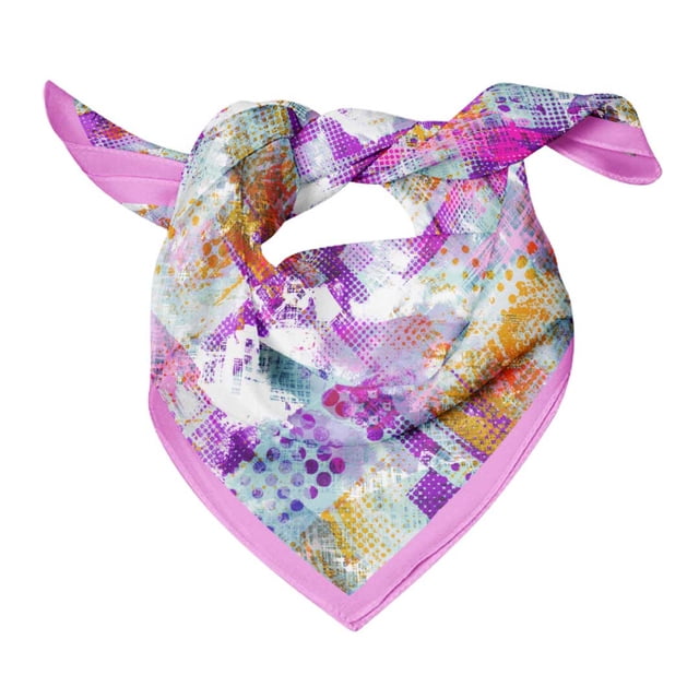 Bimba Womens Square Head Bandanas Summer Neck Wrap Scarf-40 x 40 Inches