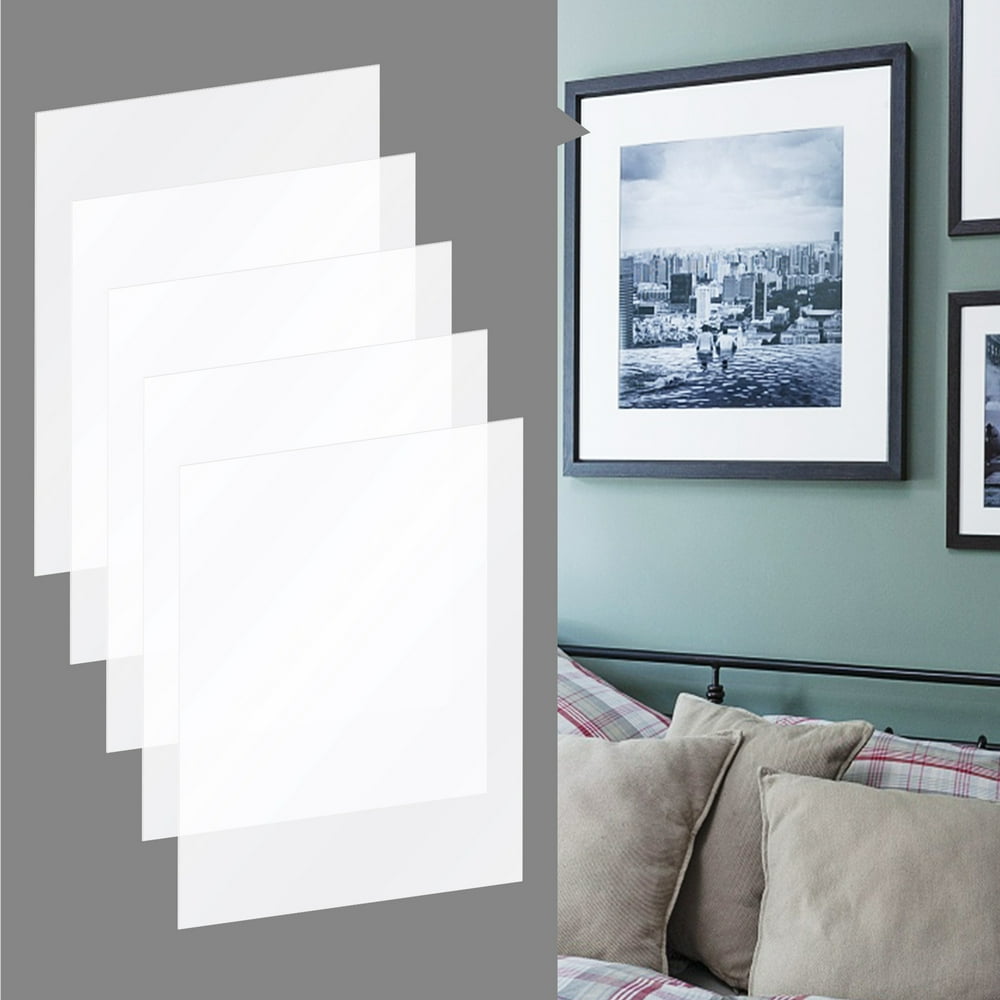 NK 5/ 10/ 20 Pieces Transparent Clear Acrylic Sheets 0.04 inch Thick