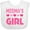 AA-White, variant on Inktastic Meema Girl Granddaughter Girls Baby Bib