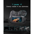 thumbnail image 5 of 4K Night Vision Binoculars with Video Recording for Men, Gifts for Dad & Husband, 3.2"  Display, 8X Zoom, 32GB Card, for Valentine's Day, Birthday, Outdoor Camping and  Observation, 5 of 6