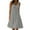 XQVR1-Gray, variant on Summer Sundresses for Women Sleeveless Scoop Neck Tiered Dress Beach Vacation Party Mini Dress Tank Dresses Valentines Dress for Women