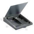 thumbnail image 3 of ECR4Kids MessageStor Dry-Erase Glass Board Memo Station, Desk Organization, Waves, 3 of 9