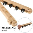 thumbnail image 3 of Raindrops Billiards Wooden Pole Holder 1 Set Solid Wood Cue Rack for and Home Use, 3 of 7