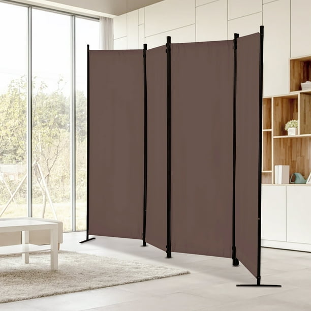 Grezone Folding 4 Panel Portable Stand Room dividers Privacy Screen for
