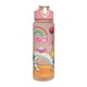 thumbnail image 1 of LUVCLS Botella de agua helada con tapa que rebota con forma de astronauta de dibujos animados de verano, ι pajita)λ, 1 of 7
