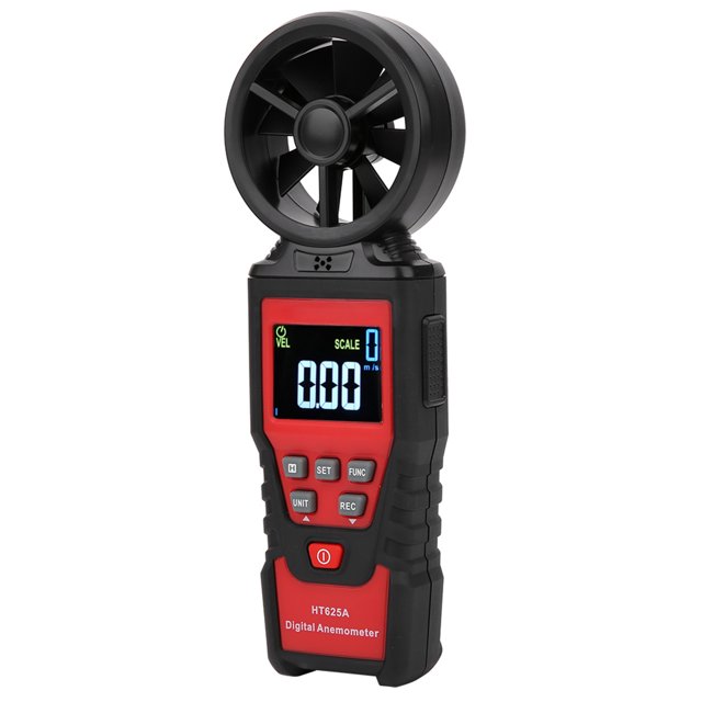 Lightweight Design Mini Durable And Reliable Temperature And Wind , Anemometer, Eight Blades for Nautical Measurement Wind Power Generation