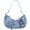 Blue, variant on Shoulder Purse for Women, Leather Women's Handbag Y2k Aesthetic Coquette Shoulder Bag Hobo Punk Trendy Ladies Purse,Dark,1