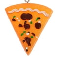 thumbnail image 5 of Pawsdot 12 Pcs Pizza Shape Keychains Resin Key Organizer for Kids Orange, 5 of 6