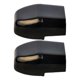 thumbnail image 1 of sweethay Paquete de 2 repelente de animales de plástico para automóvil, parrilla frontal Universal portátil, accesorios de silbato de Automoción decorativa y accesorios Negro, 1 of 6