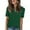 Green, variant on Uaswgudfs Women's Tops Spring/Summer 2025 Short Sleeve Casual Shirts Fashion Loose Fit Clothes