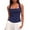 Navy, variant on Lixiuxyad Basic Tank Top Women's Slim Fit Summer Tank Top Casual Sleeveless For Daily Wear(Green L)