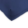 thumbnail image 3 of Jordan Manufacturing Sunbrella 18" x 18" Echo Midnight Blue Solid Square Tufted Contoured Outdoor Wicker Seat Cushion (2 Pack), 3 of 9