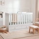 thumbnail image 1 of Cuna Colecho de Madera 2 en 1 Corral Multifuncional Color Blanco Cama Bebé con Cajones, 1 of 8