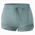 thumbnail image 4 of KPOPLK Running Shorts for Women - Athletic Quick Dry Sports Womens Shorts High Waisted Gym Workout Yoga Shorts with Pockets for S-2XL Size S,Green, 4 of 6