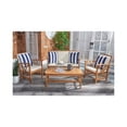 thumbnail image 2 of Safavieh 4 Piece Acacia Wood Outdoor Patio Bar Set, Natural/Beige, 2 of 3