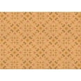 thumbnail image 1 of Ahgly Company Indoor Rectangle Patterned Neon Orange Area Rugs, 7' x 9', 1 of 6