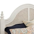 thumbnail image 3 of American Woodcrafters Rodanthe Dove White King Woven Wood Frame Headboard, 3 of 7