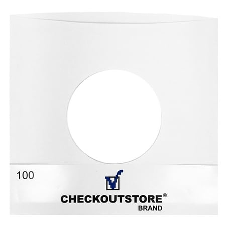 Everything 45 Rpm Records - 100 CheckOutStore Paper Record Inner Sleeves With Hole for 7