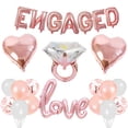 thumbnail image 1 of 17pcs engagement balloon set, 1 of 7