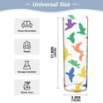 thumbnail image 2 of Colorful Bird Silhouettes Plastic Vase 11.8'' x 3.9'' Transparent Non Breakable Decorative for Family, 2 of 6