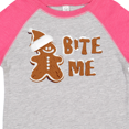 thumbnail image 4 of Inktastic Bite Me Gingerbread Boys or Girls Toddler T-Shirt, 4 of 5