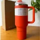 thumbnail image 1 of Lidar com tampa de palha de aço inoxidável 30oz/40oz caneca de carro isolada a vácuo copo viagem gelado térmico de parede dupla, 1 of 6