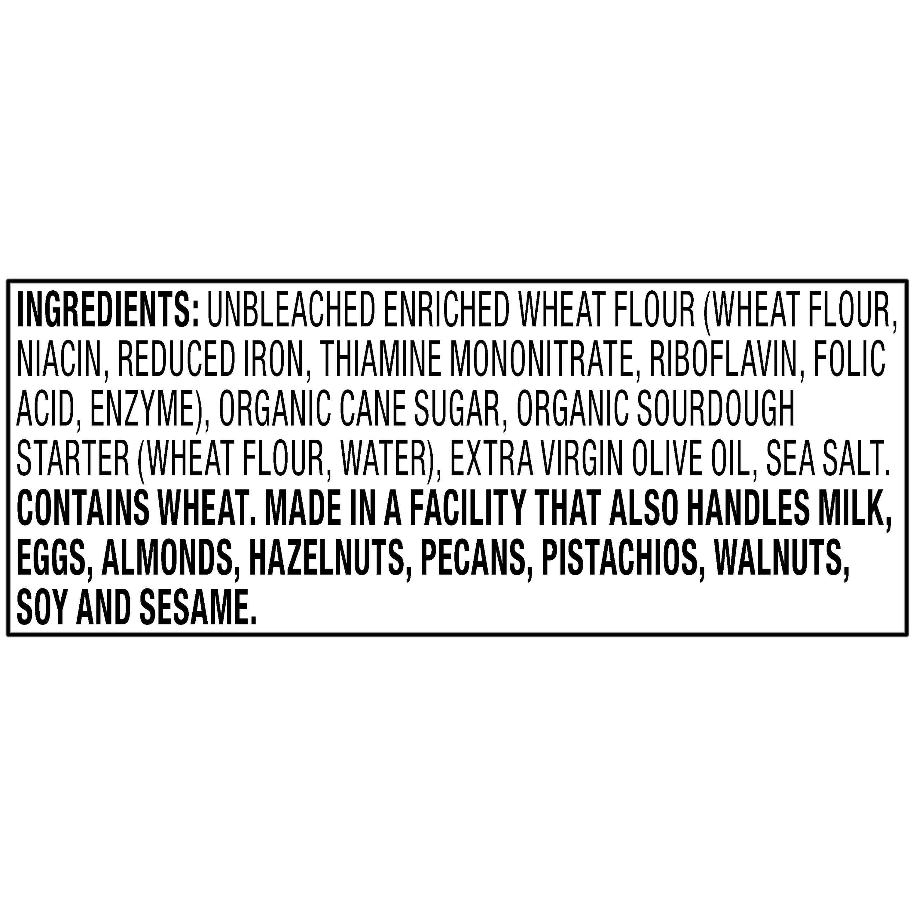 bettergoods California Sourdough Sea Salt and Olive Oil Flatbread Crackers, 7 oz
