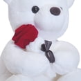thumbnail image 3 of Osito de peluche de peluche HUOGUO con rosa, 25/35/45 cm, 3 of 4