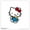 Unframed Version, variant on Gallery Pops Sanrio Hello Kitty - Hello Kitty Character Portrait Wall Art, Black Framed Version, 12" x 12"