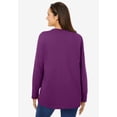 thumbnail image 2 of Woman Within Plus Size Perfect Long-Sleeve Crewneck Tee (Petite Available), 2 of 6
