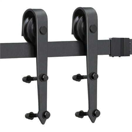 Yaheetech 6 Ft Barn Door Sliding Hardware Track Set Kit Closet