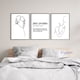 thumbnail image 4 of Pinky Swear One Line Drawing Art Print Minimalist Couple Love Decor Modern Wall Art Canvas Painting Poster Dormitorio Decoración del hogar, 4 of 5