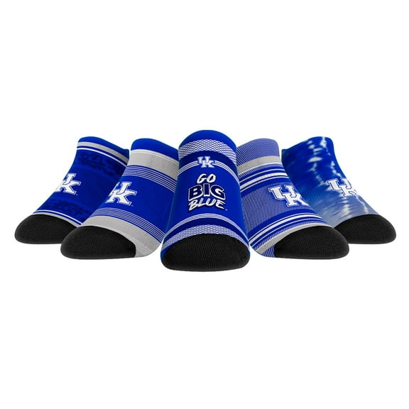 Unisex Rock Em Socks Kentucky Wildcats Super Fan Five-Pack Low-Cut Socks Set