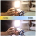 thumbnail image 2 of Mini luz de vídeo LED bicolor Andoer LVL-60RGB 2500K-9000K, 2 of 8