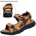 thumbnail image 2 of YOURDIARY Men's Outdoor Sandals Beach Sandals Open Toe Fisherman Sandal, 2 of 7