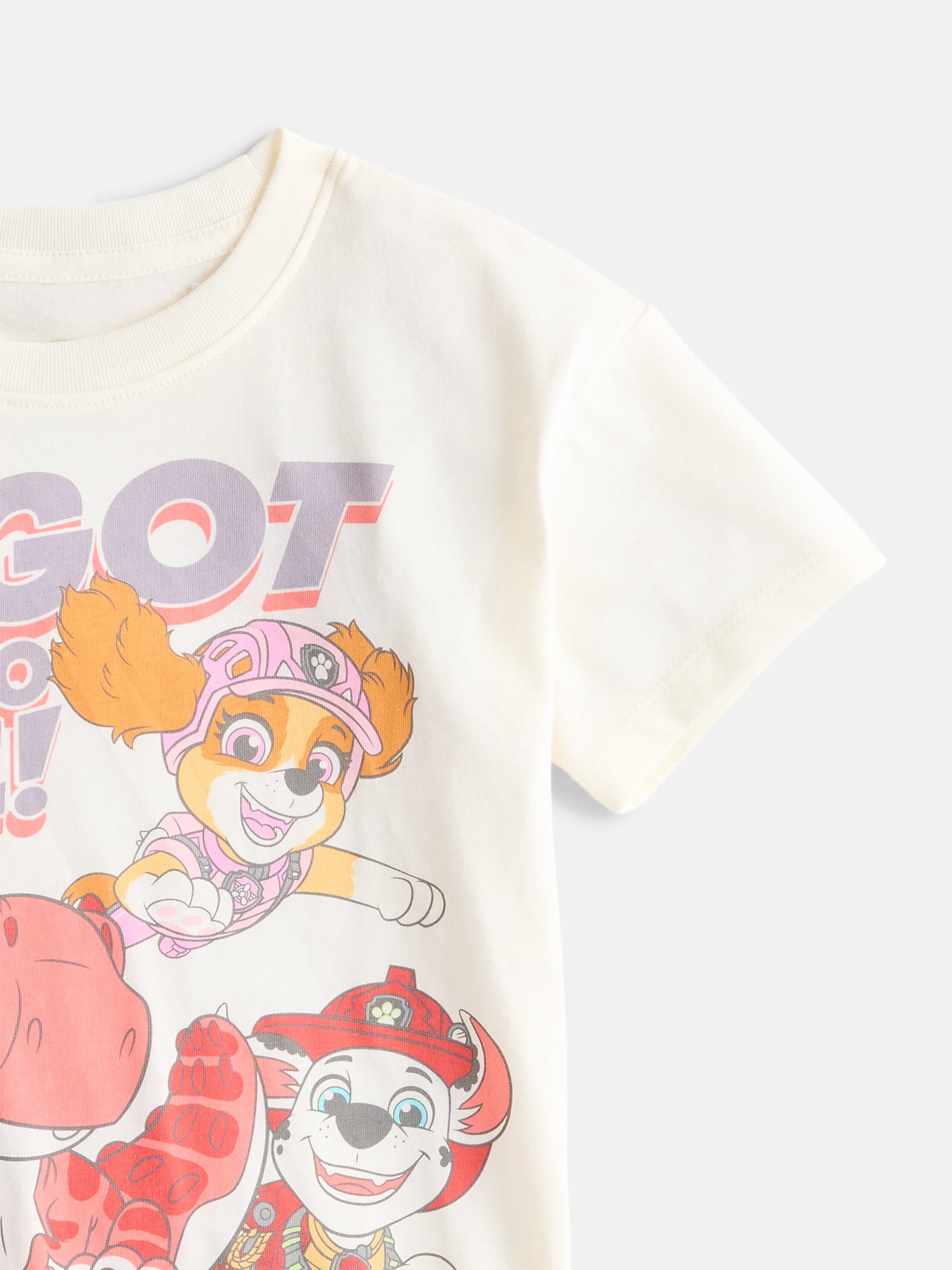 Paw Patrol Toddler Boys Graphic Crewneck Tee with Short Sleeves, Sizes 12M-5T