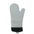 thumbnail image 2 of Heat-Resistant Kitchen Gloves1PC,Silicone Insulation Mitts13.58x7.28x0.59in,260°F Oven Protection, Flexible Grip for Baking & Grilling Tasks(Gray), 2 of 8
