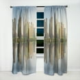 thumbnail image 2 of Designart 'Shanghai Huangpu River at Sunset' Cityscape Curtain Panel, 2 of 5